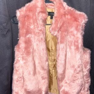 J crew fur vest